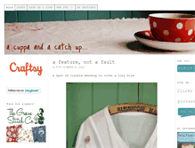 Tablet Screenshot of acuppaandacatchup.com